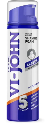 VI-JOHN пена д/бритья обычной кожи классик 200мл                                                   